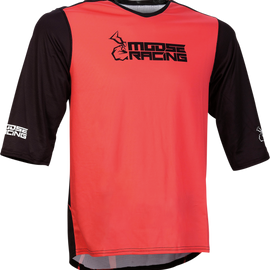 MTB Jersey - 3/4 Sleeve - Red - Large