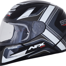 FX-99 Helmet - Recurve - Black/White - Large