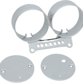 Dual Chrome Gauge Bracket