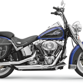 Mofles Slash Cut 3" Bassani Xhaust 07-17 Softail