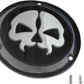 Split Skull Derby Cover - Black - 3-Hole