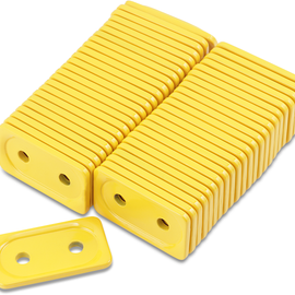 Support Plates - Yellow - Double - 48 Pack