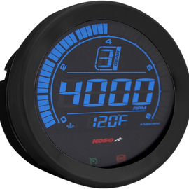 4" Tachometer - Black