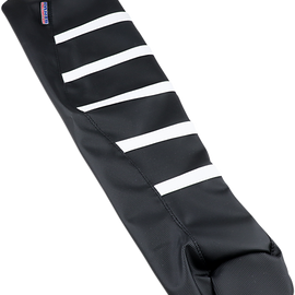Ribbed Seat Cover - Black/White - Ski-Doo