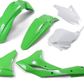 Replacement Body Kit - OEM Green/White - KX250F