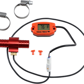 Universal Temperature Meter - Surface Mount - Orange - 16 mm