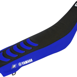 Double Grip 3 Seat Cover - Blue/Black - Yamaha