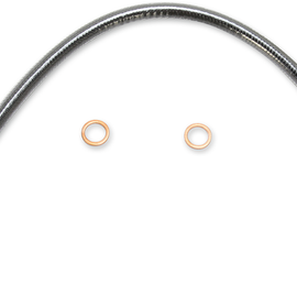 Black Pearl Brake Line - 10mm/35° - 15"