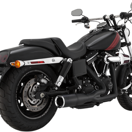 2:1 Short Black Exhaust - Dyna '06-'17