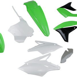Replacement Body Kit - OEM Green/White/Black - KXF450
