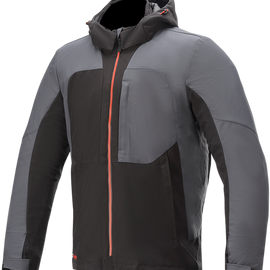 Stratos v2 Techshell Drystar® Jacket - Black/Gray/Red - 4XL