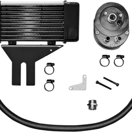 Oil Cooler Kit - Chrome - 10-Row - Low Mount76833126