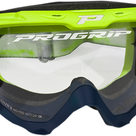 3450 Riot Roll Off Goggles - Fluorescent Yellow/Navy