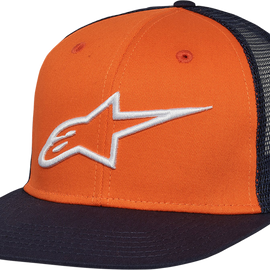 Corporate Trucker Hat - Orange/Navy - One Size