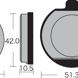 Semi-Metallic Brake Pads - VD-414