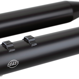 Slash Cut Mufflers - Black