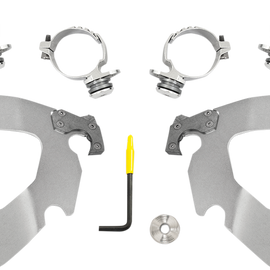 Gauntlet Mounting Kit - Polished - FXDL '14-'17