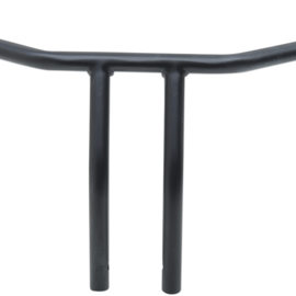 Flat Black 10" Drilled T-Bar Handlebar w/ Dimples for TBW
