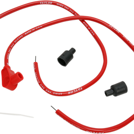 Universal Spark Plug Wire Kit - 90 degree - Red