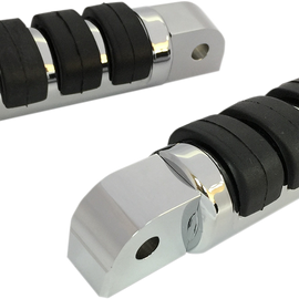 Passenger Soft-Ride Chrome Foot Pegs - Softail