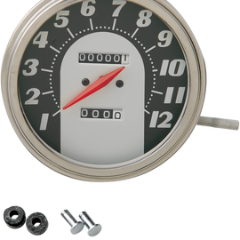 5" MPH FL-Style 1:1 Speedometer - '62-'67 Black Face