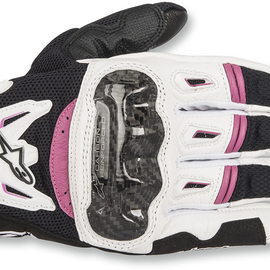 Stella SMX-2 Air Carbon V2 Gloves - Black/White/Pink - Medium