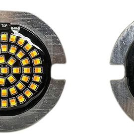 Amber/White LED Turn Signal Inserts