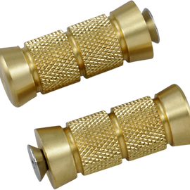 Toe Peg - Knurled - Brass