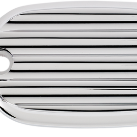 Master Cylinder Cover - Finned - Chrome