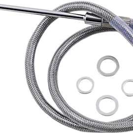 Brake Line - 15-17 Softail - Stainless Steel7008