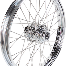 Front Wheel - 40 Spoke - Single Disc/No ABS - Chrome - 21"x2.15" - '00-'06 FXST/C
