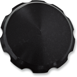 Gas Cap - Black - Serrated - Smooth