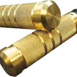 Empuñaduras Accutronix Brass Knurled Grooved