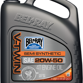 V-Twin Semi-Synthetic Oil - 20W-50 - 4 L