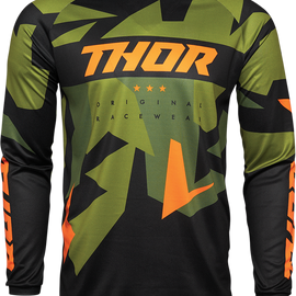 Youth Sector Warship Jersey - Green/Orange - Small