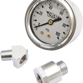 Oil Gauge Kit - White BT - '70-'84