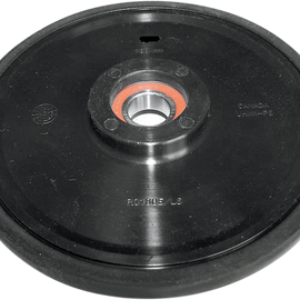 Idler Wheel with 6004-2RS Bearing - Black - 180 mm OD x 20 mm ID