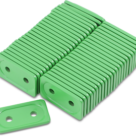 Support Plates - Green - Double - 48 Pack