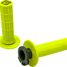 Grips - Defy - Lock-On - 4-Stroke - Fluorescent Yellow