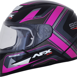 FX-99 Helmet - Recurve - Black/Fuchsia - Large