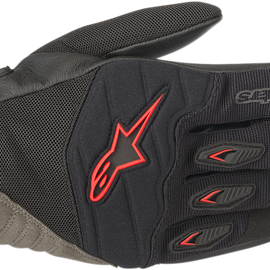 Shore Gloves - Black/Red - Small