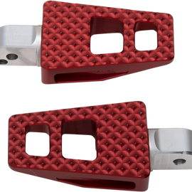 Rear P-54 Footpegs - Red - Softail