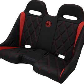 Extreme Bench Seat - Black/Red