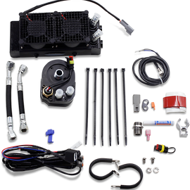 Oil Cooler Kit - Black - Fairing Mount