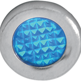Snap-In Indicator Light - Blue - Stainless Steel Bezel