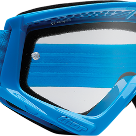 Combat Goggles - Racer - Blue/White
