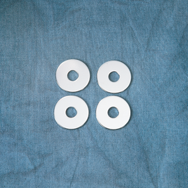 Chrome 1/4" Washer 7/8" Outer Diameter