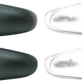 Flexible Toe Sliders - Black