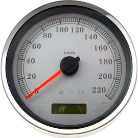 SPEEDOMETER SLVR KPH RK