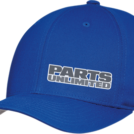 Parts Unlimited Curved Bill Hat - Blue - Large/XL